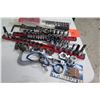 Image 8 : Multiple Misc Tools Ratchets, Sockets, Nuts, Piston Ring Groove Cleaner, etc