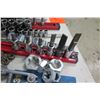 Image 9 : Multiple Misc Tools Ratchets, Sockets, Nuts, Piston Ring Groove Cleaner, etc