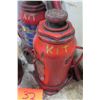 Image 3 : Qty 3 Red Hydraulic 20 Ton Bottle Jacks w/ Handles