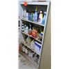 Image 1 : Shelf & Contents:  Lubricants, Pest Sprays, Acrylic Urethane, Citrus Clean, Etc (36"W x 17"D x 67"H)