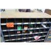 Image 2 : 72-Compartment Metal Shelving & Contents: Screws, Nuts, Bolts, Washers etc 36"W x 12"D x 42"H
