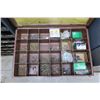 Image 8 : Lawson Products 12 Drawer Cabinet & Contents: "O' Rings, Screws, Fittings, Etc. (3 sections)