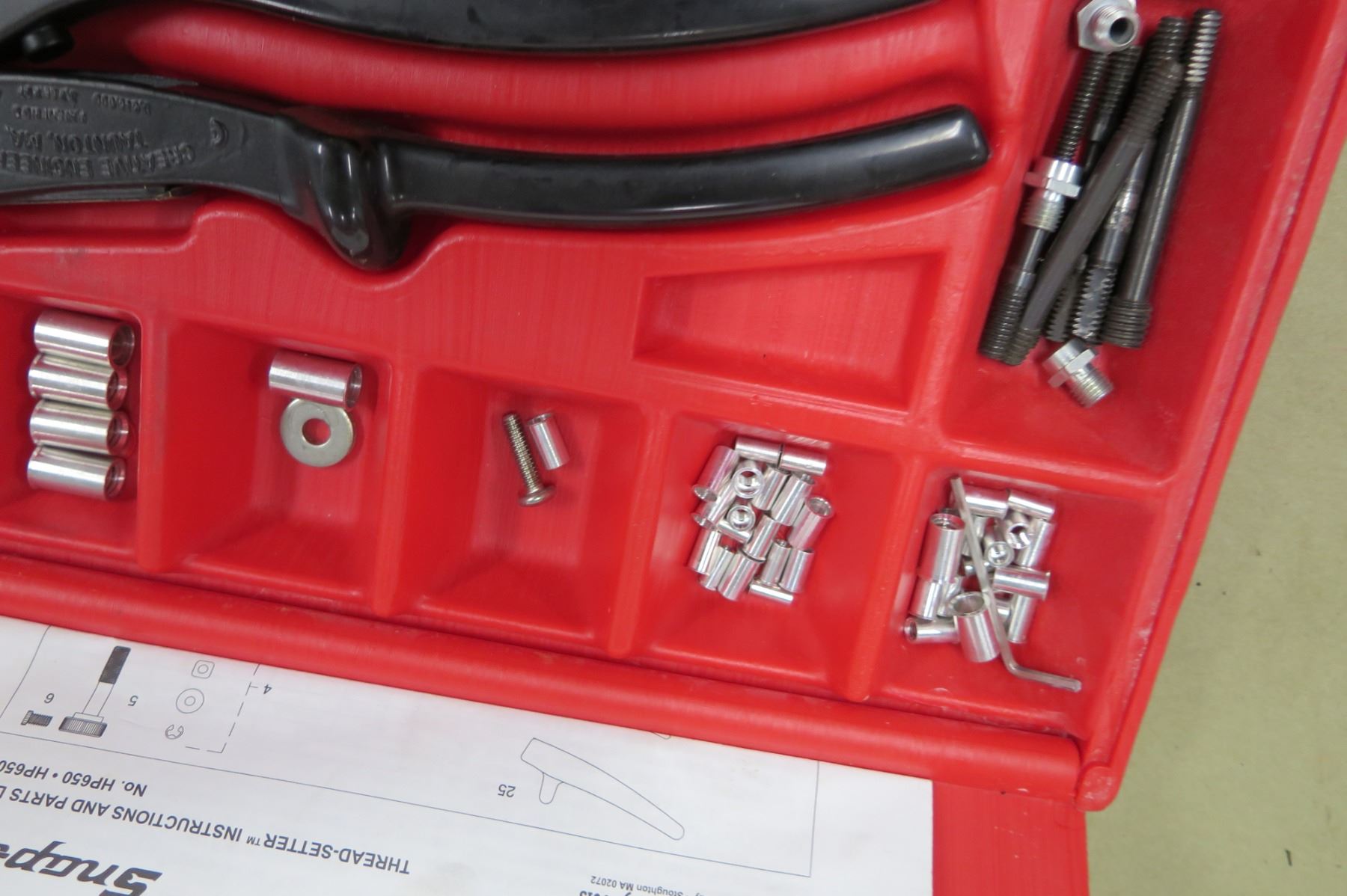 Blue Point Rivet Kit Snap On Tools Thread Setter Kit HP650 & Blue-Point HPS202 Rivet Tool ...