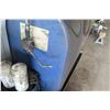 Image 2 : Blue Chevron Grease Lubrication Tank w/ Hose, Grease Gun & Hose Reel