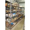 Image 2 : Shelf & Contents:  Exhaust Stacks, Hub Caps, Ball Bearings, Elements, Belts etc