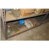 Image 8 : Shelf & Contents:  Exhaust Stacks, Hub Caps, Ball Bearings, Elements, Belts etc