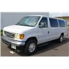 Image 1 : 2003 White Ford Econoline E-350 XL  Duty Van w/ 3 Rows Seats 226,688 Miles