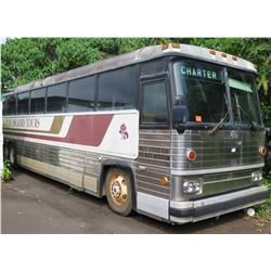 1982 MCI MC9 Coach 50+ Passenger Bus, 8V718 8-Cylinder, Diesel, 5-Speed Standard