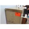 Image 2 : Beige 4-Drawer Metal Filing Cabinet, 15"W x 27"D, 52"H