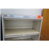 Image 2 : Gray Lateral 4-Drawer Metal Filing Cabinet, 36"W x 17"D, 68"H