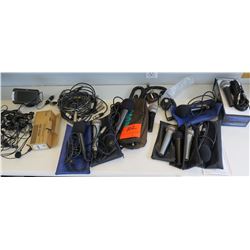 Multiple Misc iCom Hand Microphones HM-100N w/ Cables