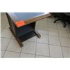 Image 3 : Dot Matrix Printer Table w/ Continuous Paper Slats, 24"W x 28"D x 27"H