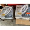 Image 1 : Qty 2 NAPA Ultra Premium Coated Brake Rotors, 86528CR, Unused