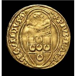 Papal middle age coins - gold -Pio II (