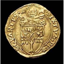 Papal middle age coins - gold -Sisto IV