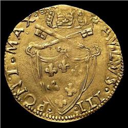 Papal coins - gold - Paolo III (1534-15