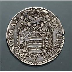Papal coins - Paolo IV (1555-1559) - Te