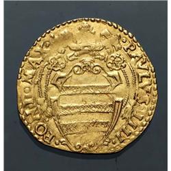 Papal coins - gold - Paolo IV (1555-155