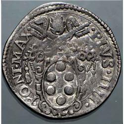 Papal coins - Pio IV (1559-1565) - Test