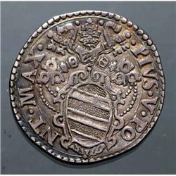 Papal coins - Pio V (1566-1572) - Testo