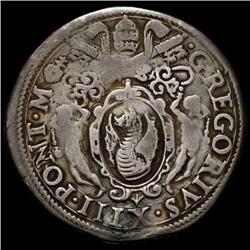 Papal coins - Gregorio XIII (1572-1585)