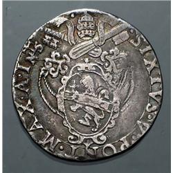 Papal coins - Sisto V (1585-1590) - Tes