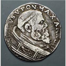 Papal coins - Sisto V (1585-1590) - Tes