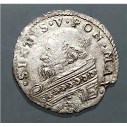 Papal coins - Sisto V (1585-1590) - Bai