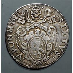 Papal coins - Sisto V (1585-1590) - Tes