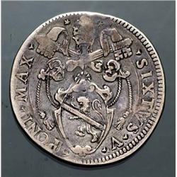 Papal coins - Sisto V (1585-1590) - Gab