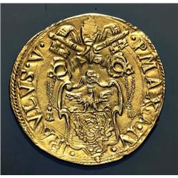 Papal coins - gold - Paolo V (1605-1621