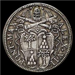 Papal coins - Alessandro VII (1655-1667
