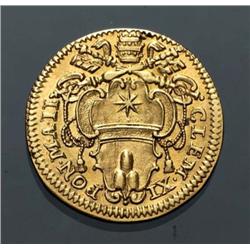 Papal coins - gold - Clemente XI (1700-