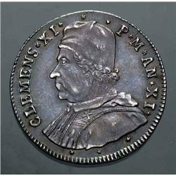 Papal coins - Clemente XI (1700-1721) -