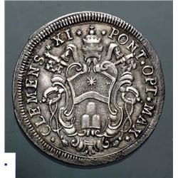 Papal coins - Clemente XI (1700-1721) -
