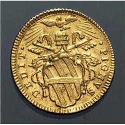 Papal coins - gold - Clemente XII (1730