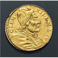 Papal coins - gold - Clemente XII (1730