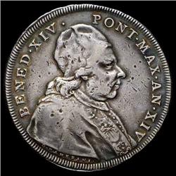Papal coins - Benedetto XIV (1740-1758)