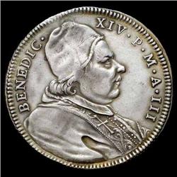 Papal coins - Benedetto XIV (1740-1758)