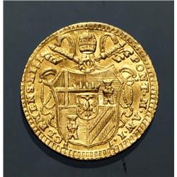 Papal coins - gold - Clemente XIII (175