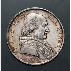 Modern papal coins - Pio VIII (1829-183