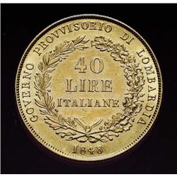 Italian antique coins - gold - Lombardy