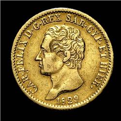 Kingdom of Sardinia - gold - Carlo Feli