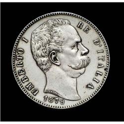 Kingdom of Italy - Umberto I - 5 Lire 1