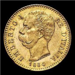 Kingdom of Italy - gold - Umberto I - 2