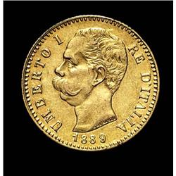 Kingdom of Italy - gold - Umberto I - 2