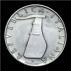 Italian Republic - 5 Lire Delfino 1969