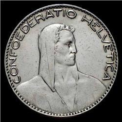 Switzerland - 5 Franchi 1922