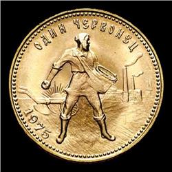 Soviet Union - gold - (10 rubli) 1975