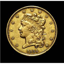 United States - gold - 5 dollars 1834